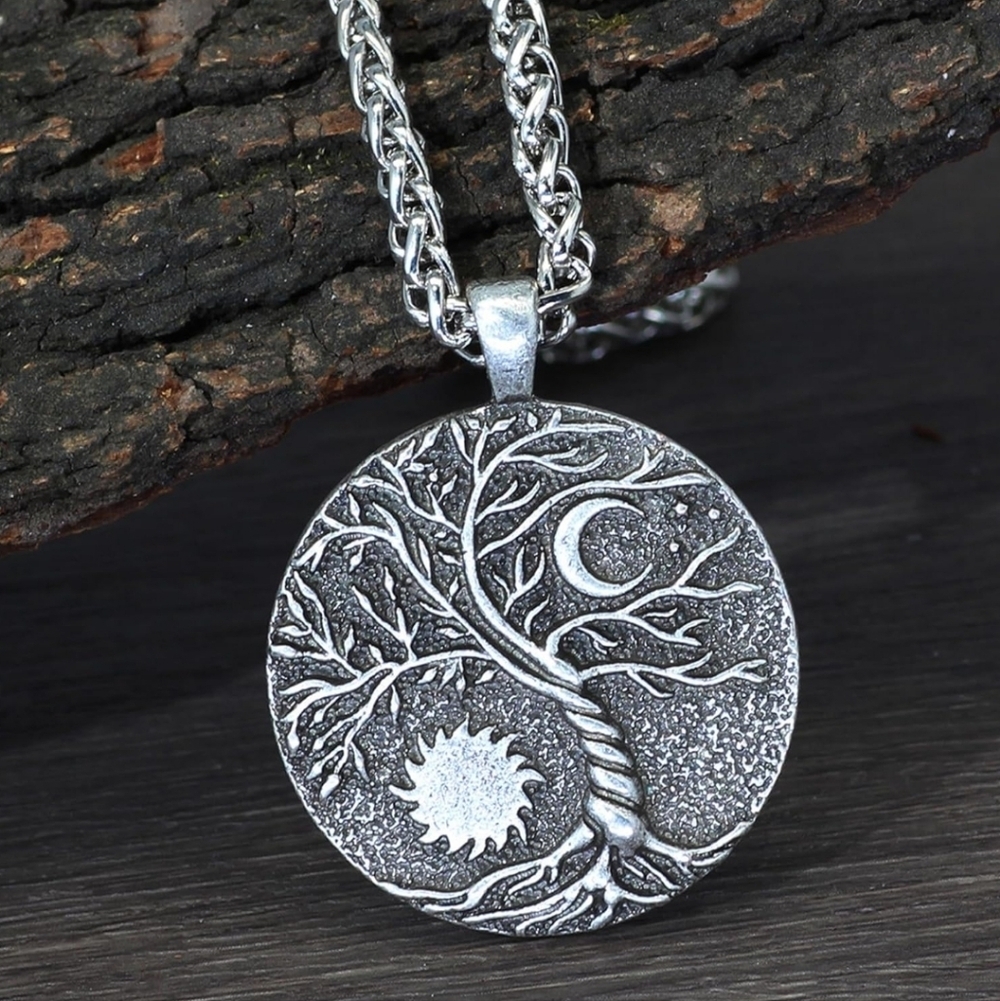 Silver Tree of Life Pendant Necklace
